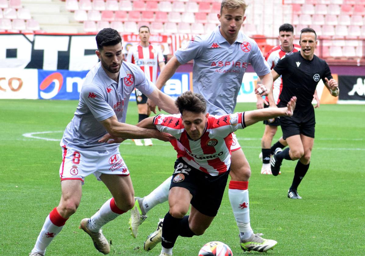 Barri y Rodri, en un lance del partido.