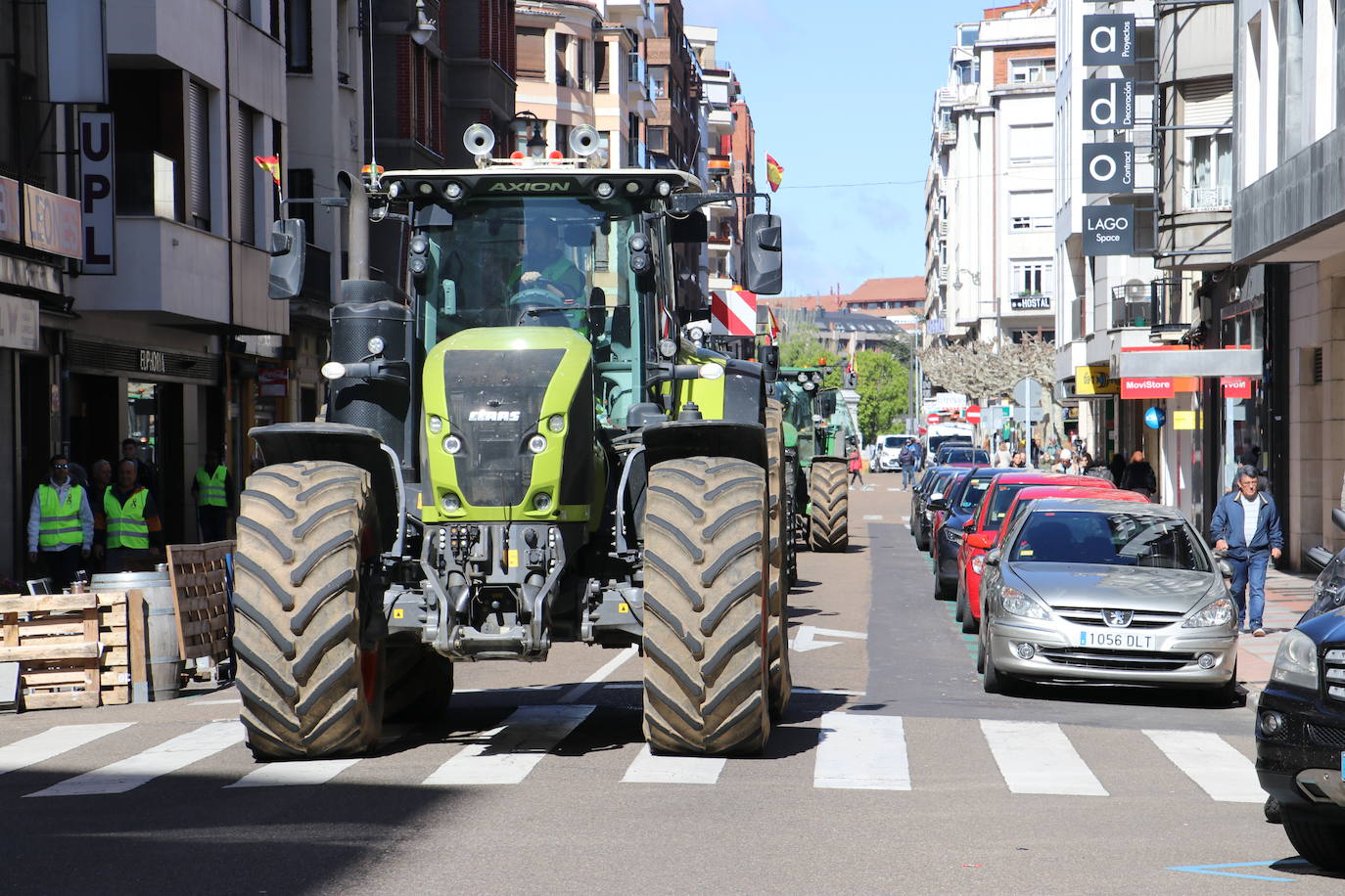 Tractorada por las calles de León