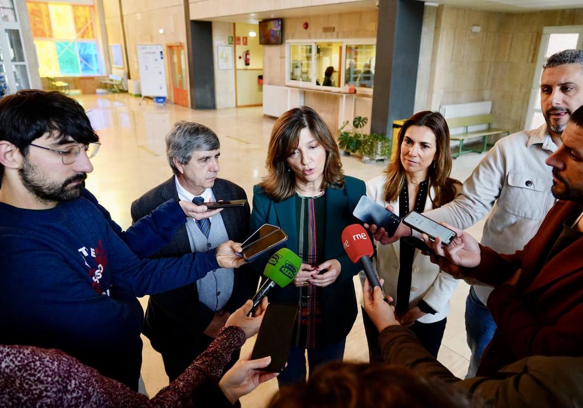 Nuria González en al presentación de su candidatura.