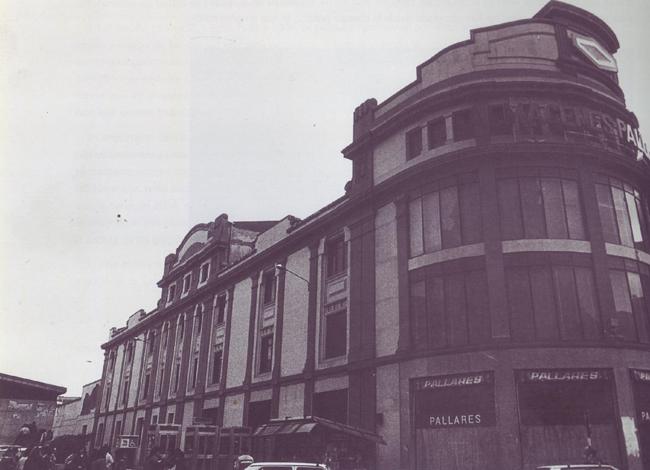 Lateral de Pallarés en los años 80.