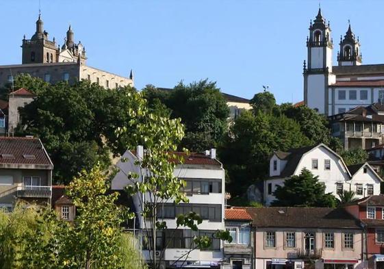 Imagen panorámica de Viseu.