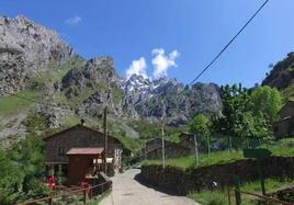 Pueblo de Caín, en los Picos de Europa.