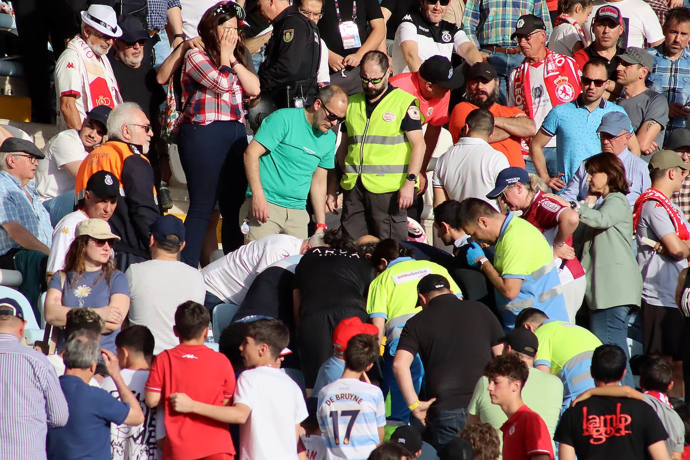Un aficionado de la Cultural sufre un infarto en el Reino