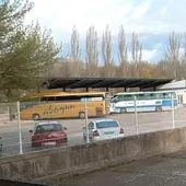 Estación de autobuses de Saldaña.