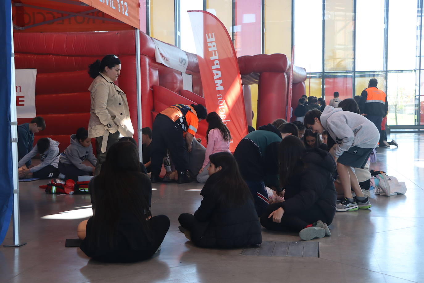 Imagen de las jornadas de prevención realizadas en el Palacio de Exposiciones de León.