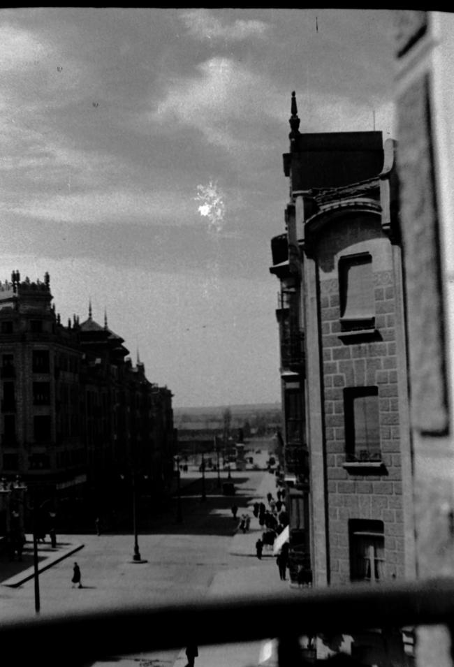 Fotografía de Guzmán el Bueno desde el balcón de la torrecita de Casa Alfageme.