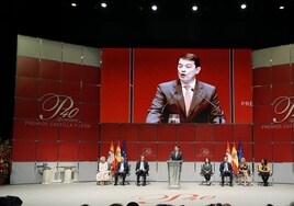 Fernández Mañueco en los Premios Castilla y León.