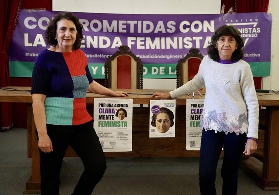 Acto de presentación de la candidatura en León.