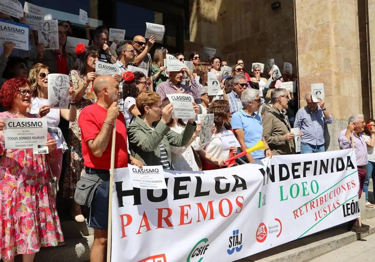 Huelga en la provincia de León durante el año 2023.