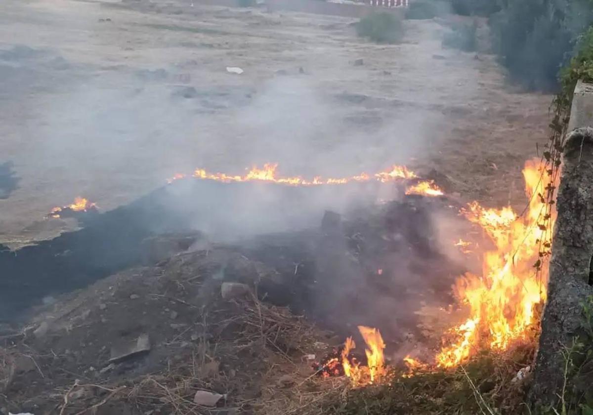 Imagen de archivo de un incendio forestal.