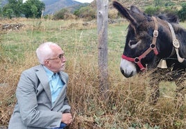 El escritor leonés Luis Mateo Diez.