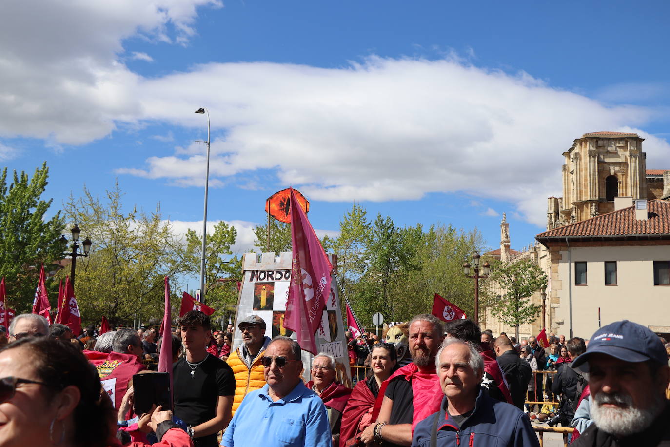 Manifestación por la autonomía leonesa en el Día de Castilla y León