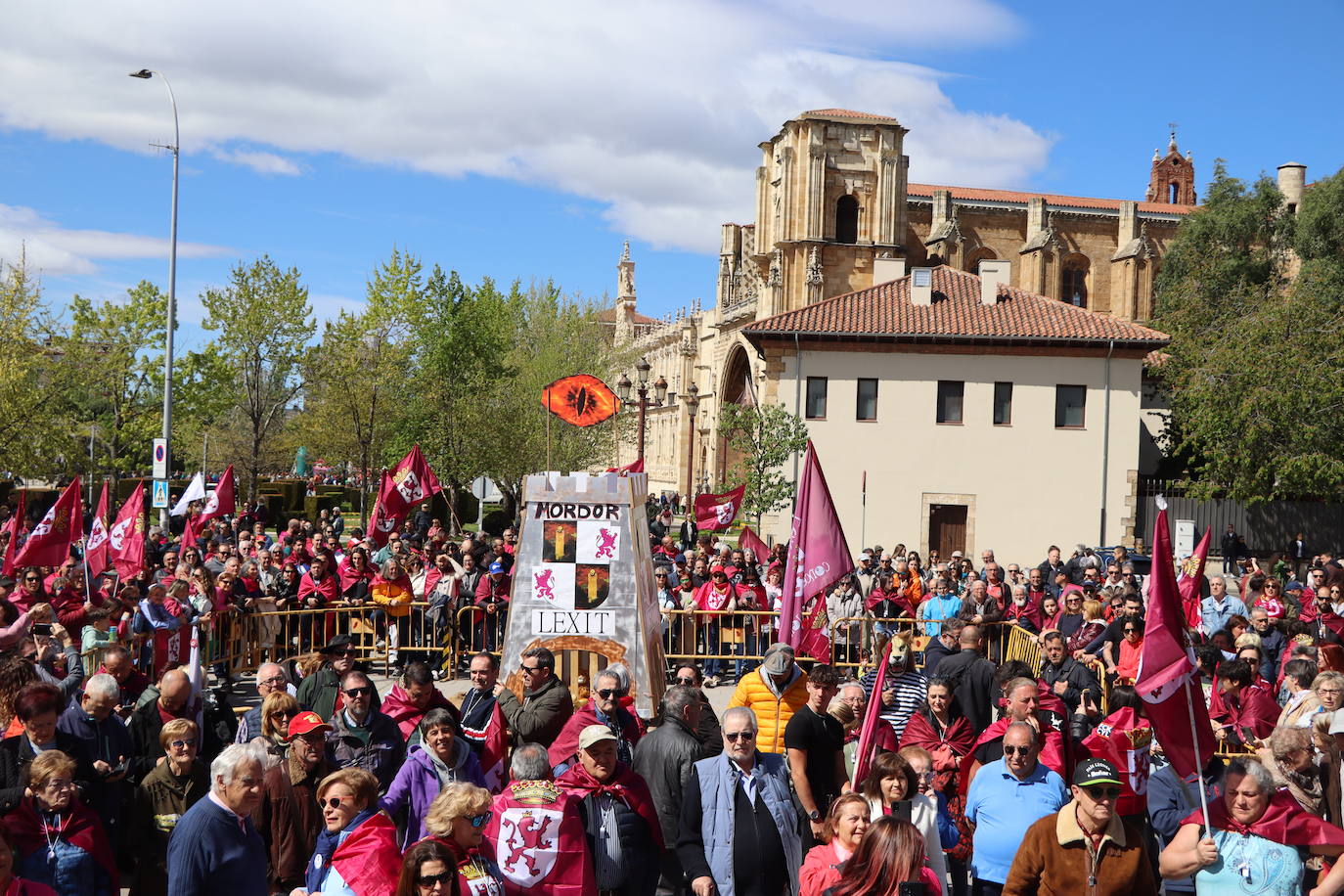 Manifestación por la autonomía leonesa en el Día de Castilla y León