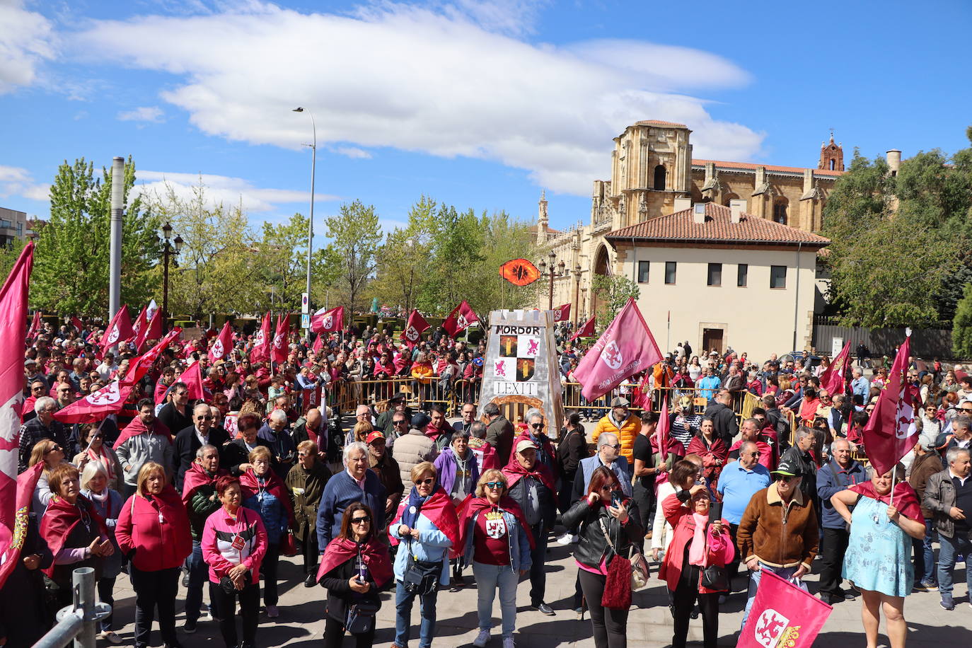 Manifestación por la autonomía leonesa en el Día de Castilla y León