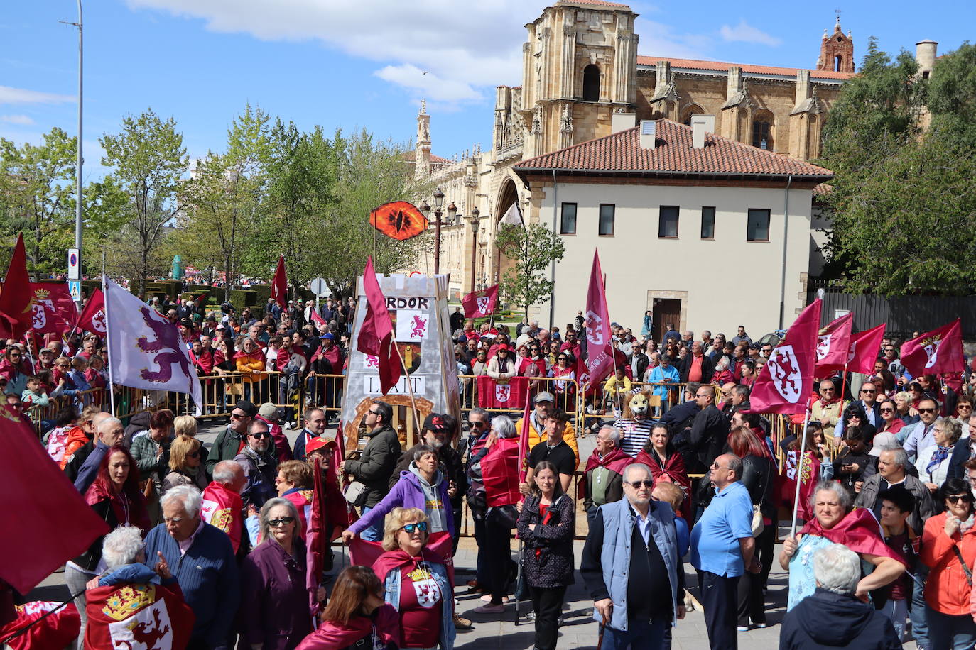 Manifestación por la autonomía leonesa en el Día de Castilla y León