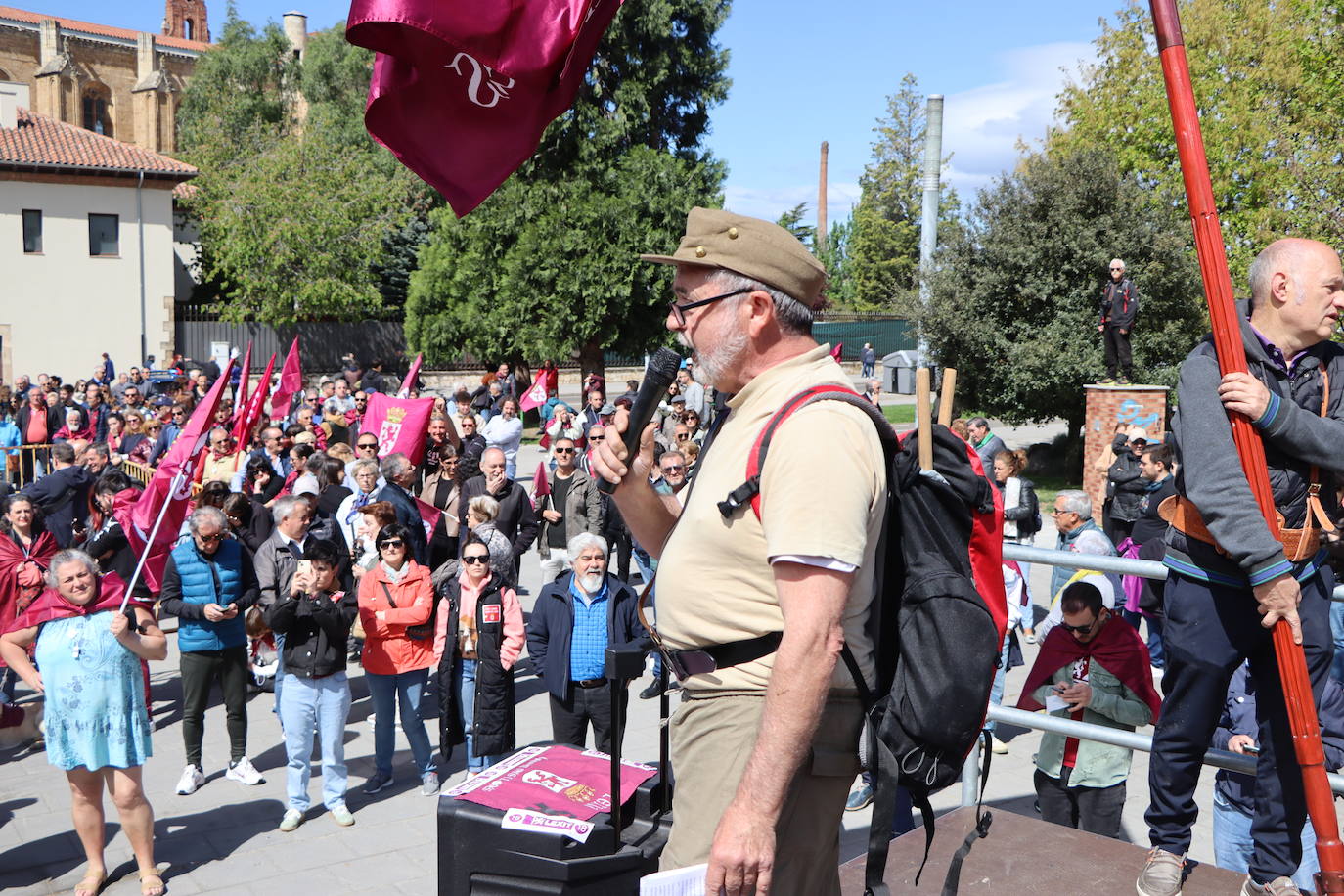 Manifestación por la autonomía leonesa en el Día de Castilla y León