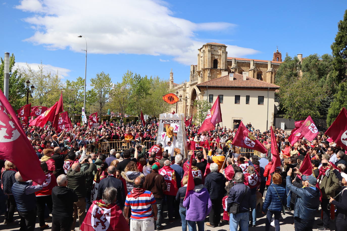 Manifestación por la autonomía leonesa en el Día de Castilla y León