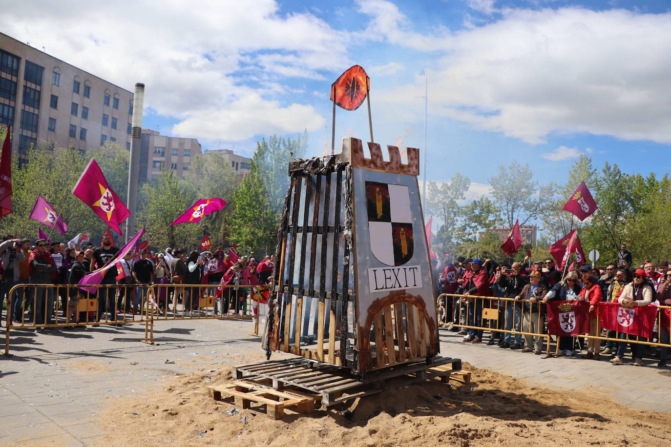 Manifestación por la autonomía leonesa en el Día de Castilla y León