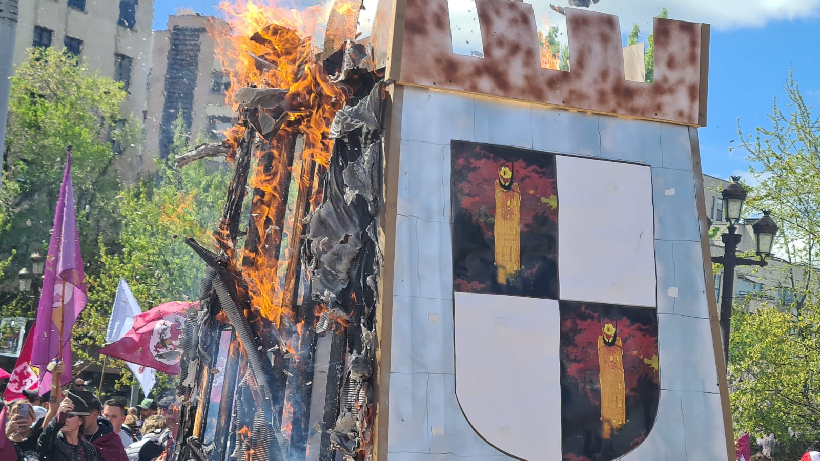 Manifestación por la autonomía leonesa en el Día de Castilla y León