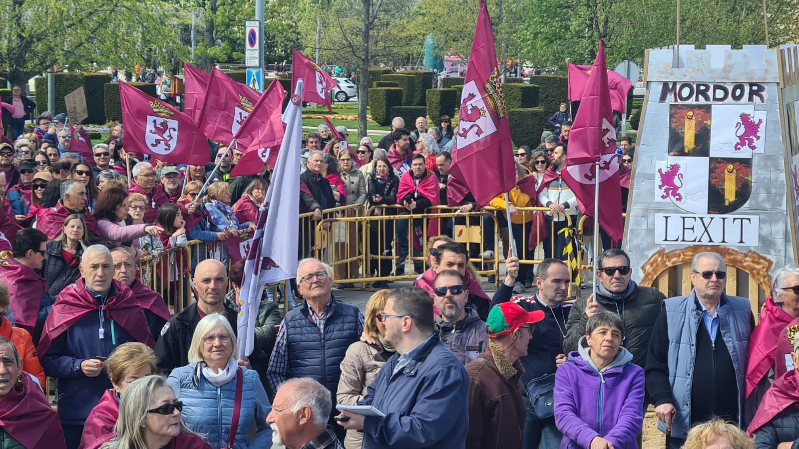 Manifestación por la autonomía leonesa en el Día de Castilla y León