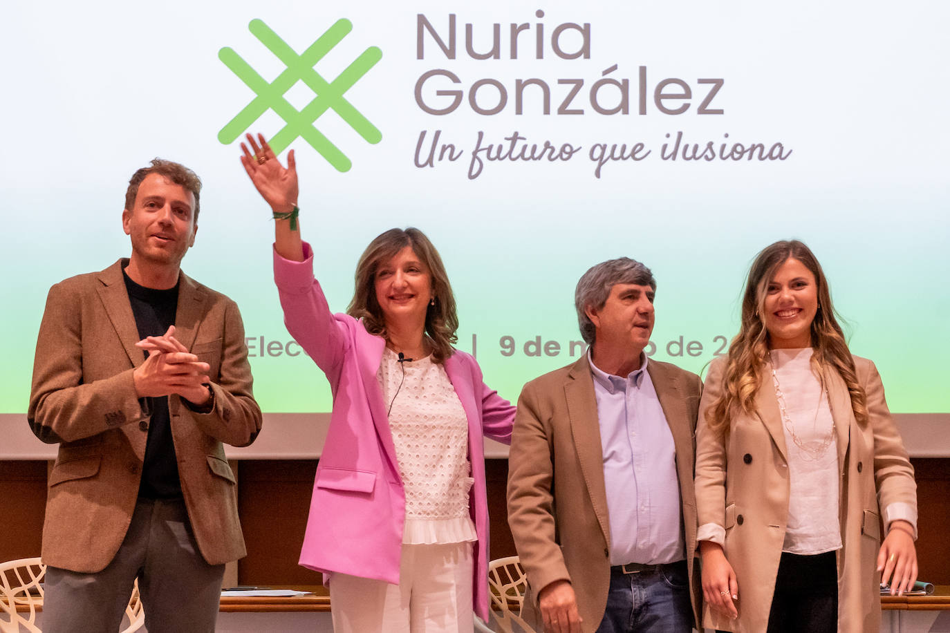 Presentación de la candidatura de Nuria González.