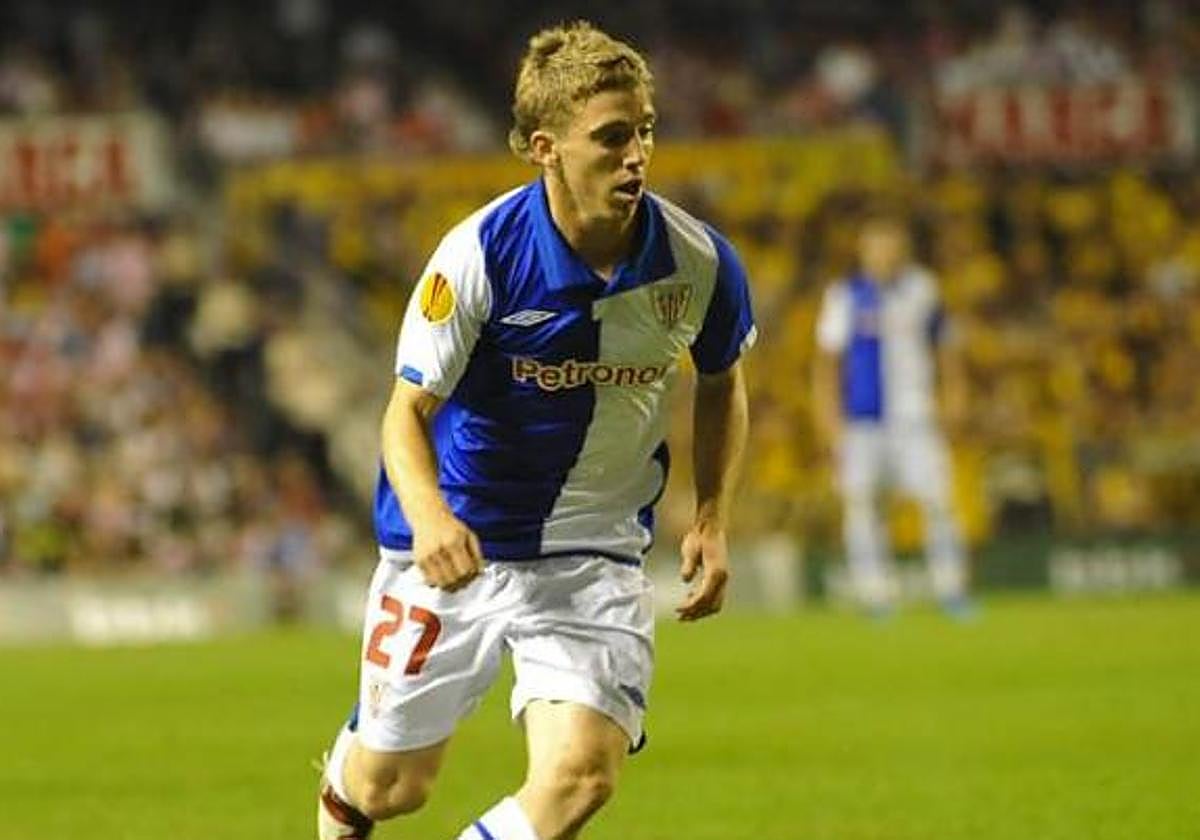 Muniain, en su debut con el Athletic en 2009.