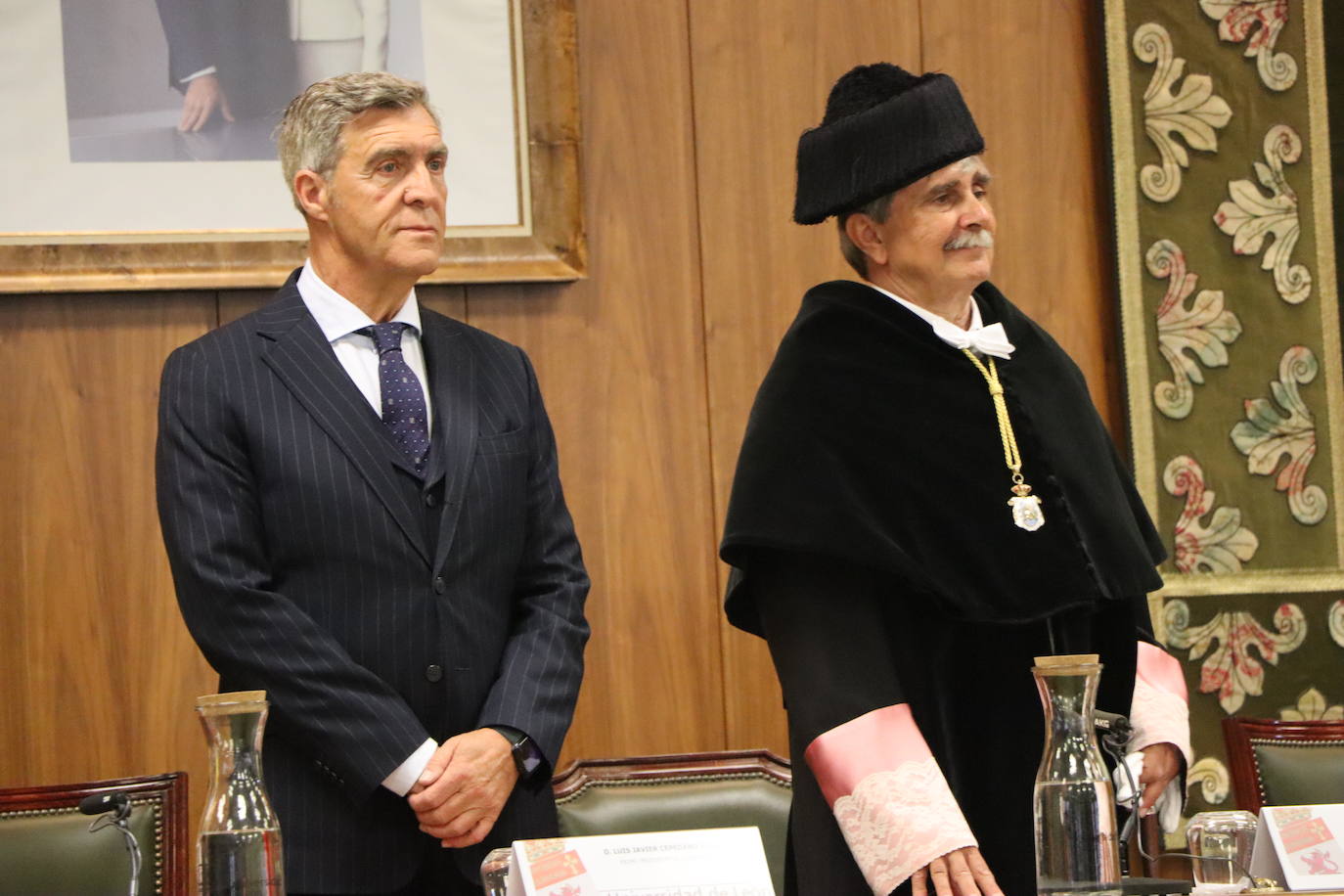 Imagen del acto de celebración en honor a San Isidoro en León.