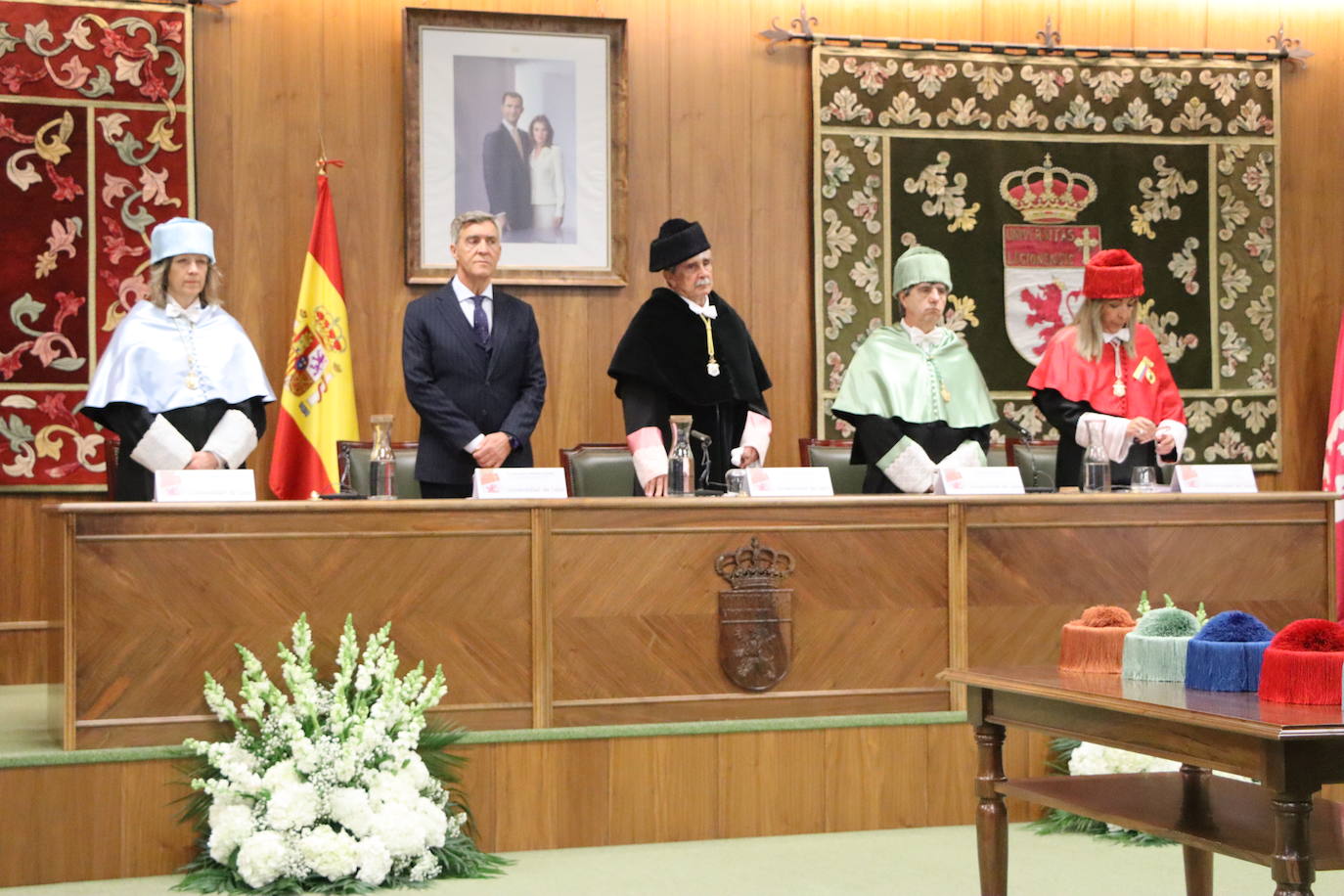 Imagen del acto de celebración en honor a San Isidoro en León.