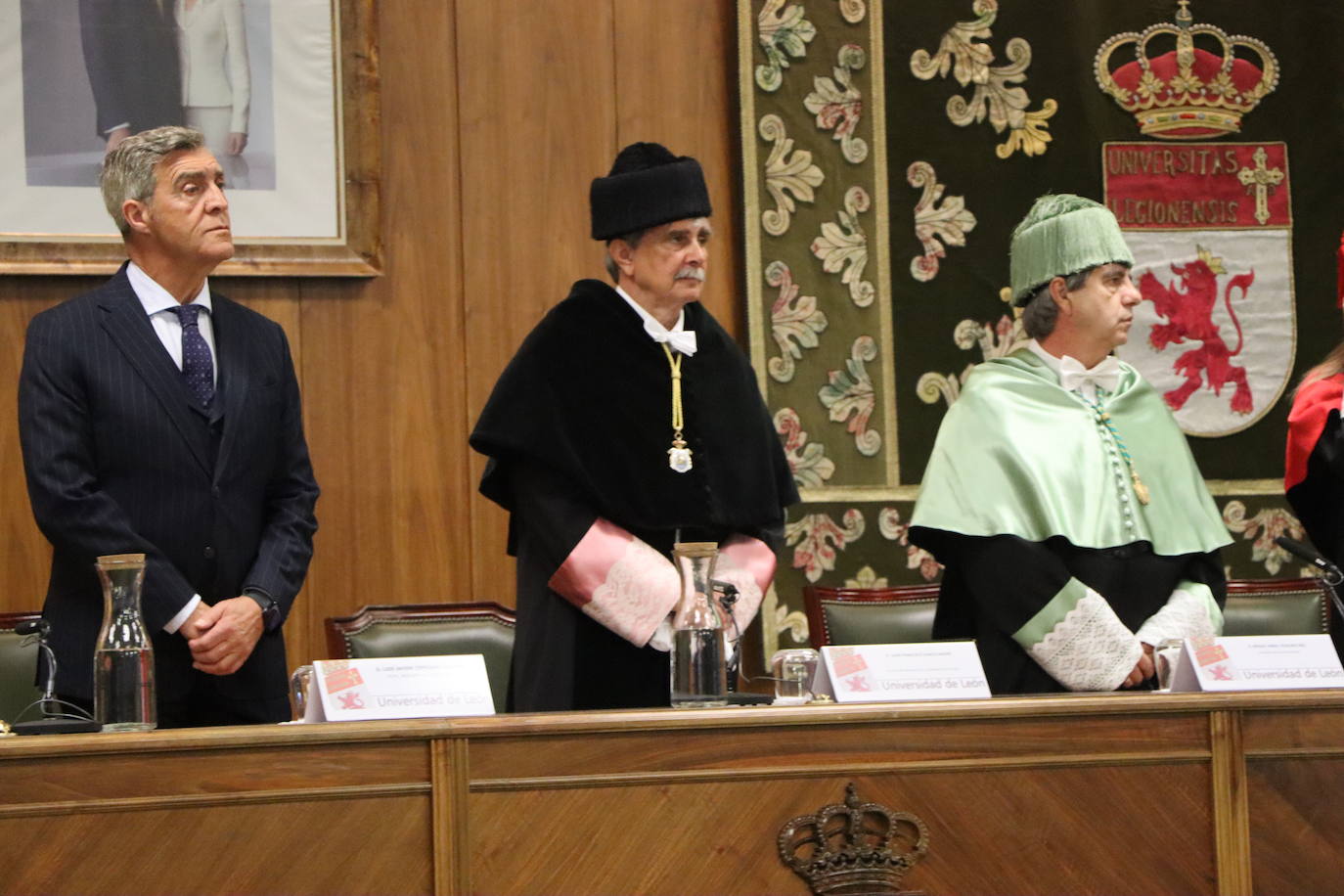 Imagen del acto de celebración en honor a San Isidoro en León.