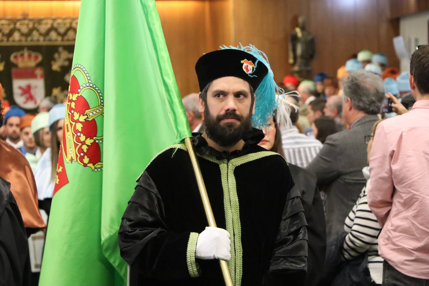 Imagen del acto de celebración en honor a San Isidoro en León.