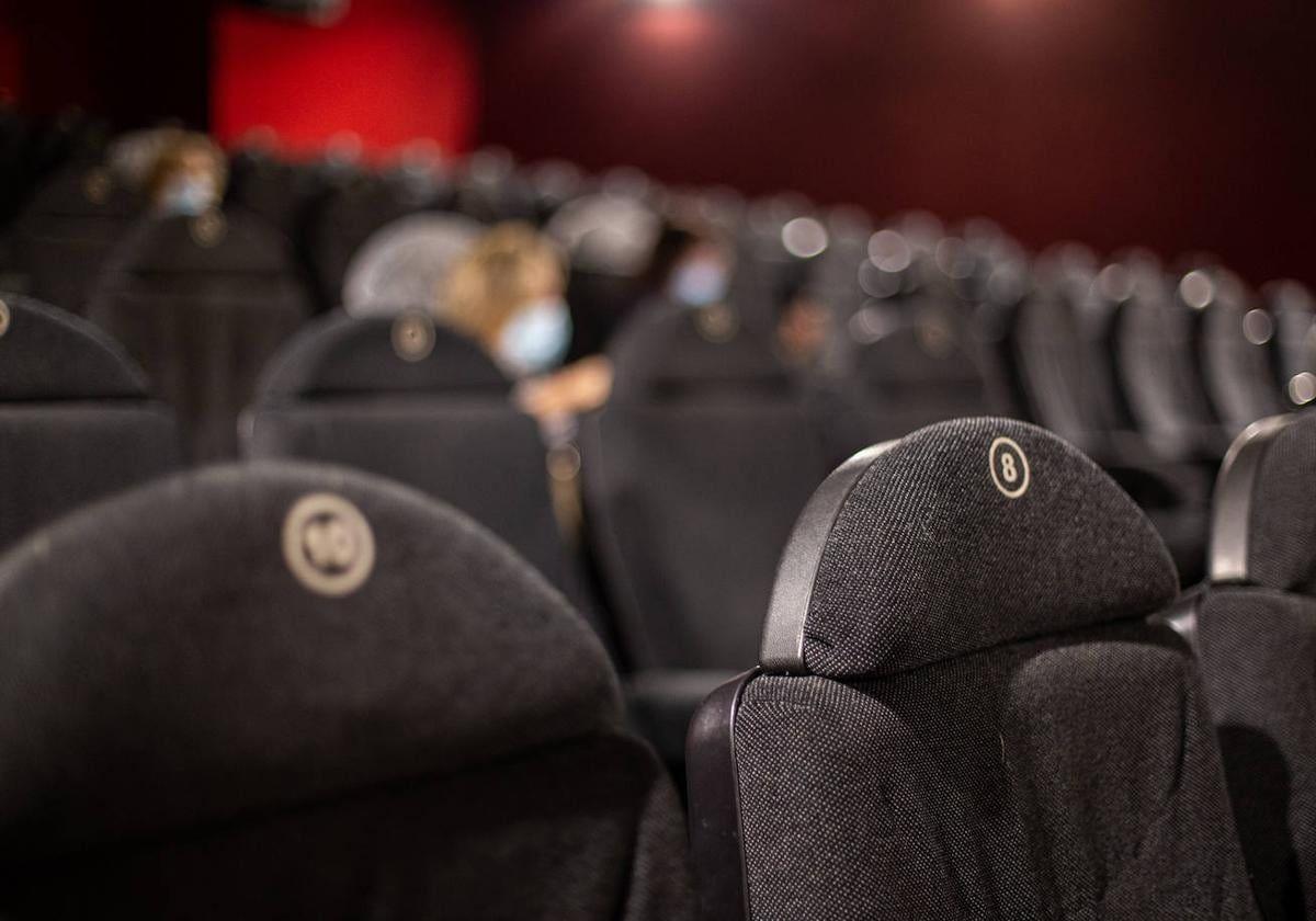 Una sala de cine.