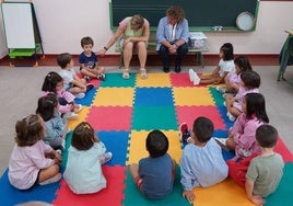 Un aula de infantil.