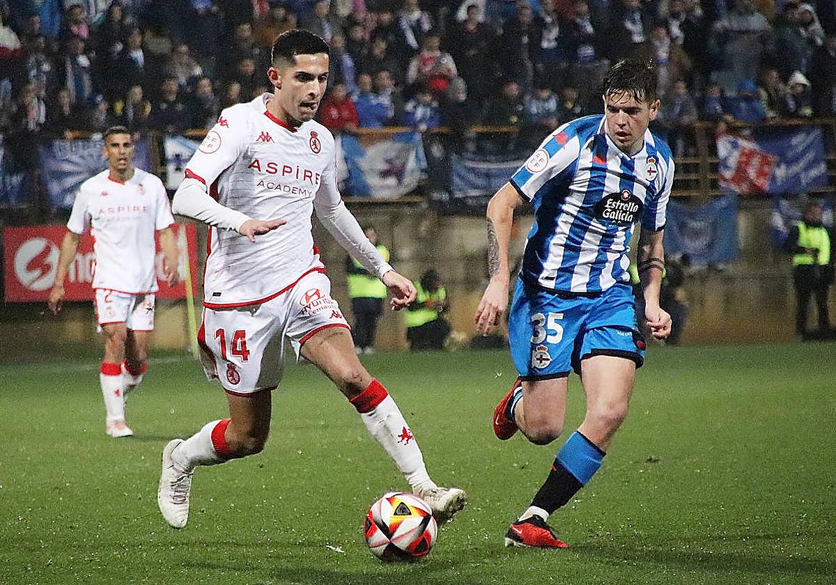 Bicho, en un partido con la Cultural.