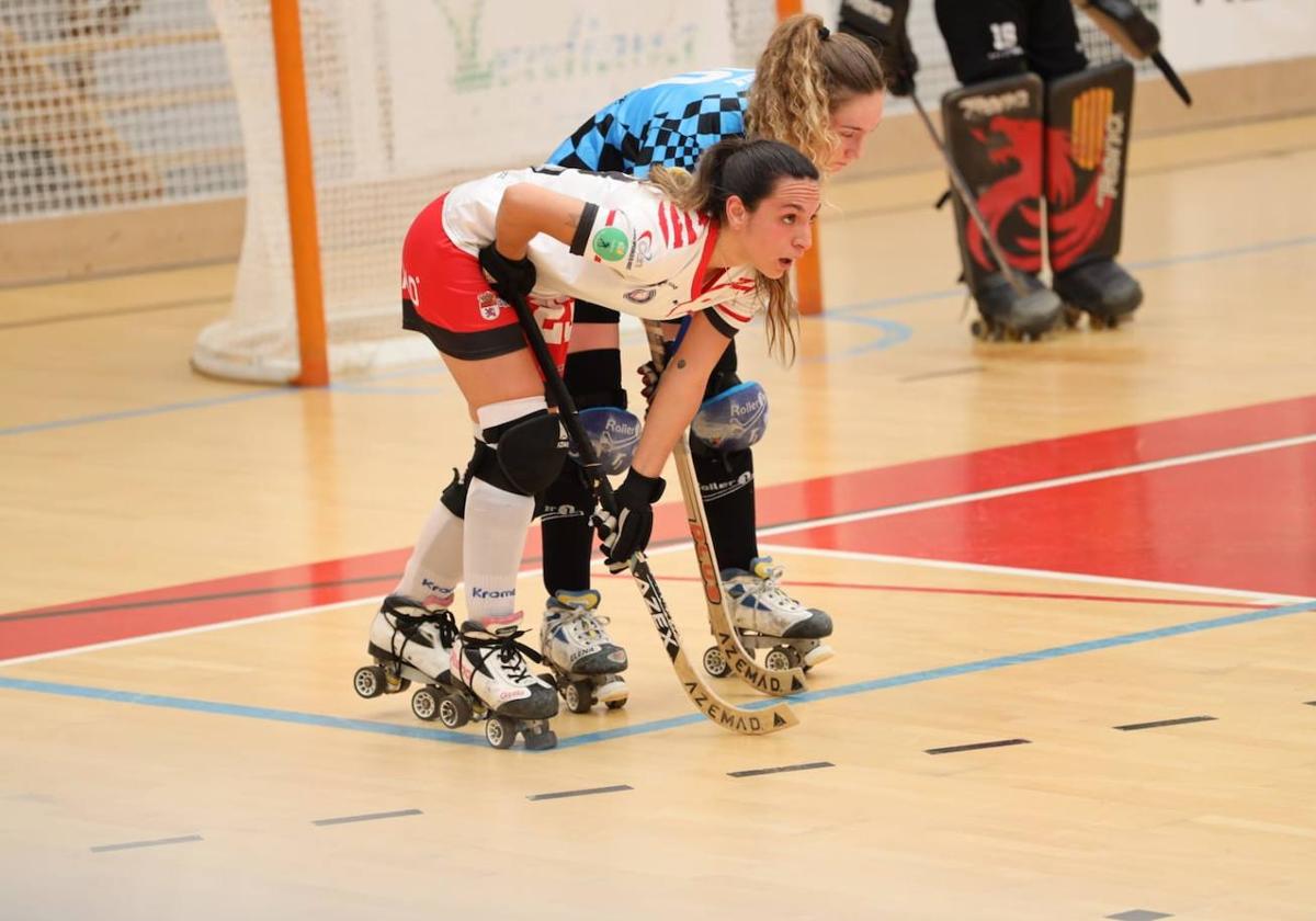 Partido de hockey en Bembibre.