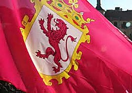 Imagen de archivo bandera de León.