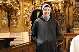 Sor Marta en el Monasterio de Santa Cruz