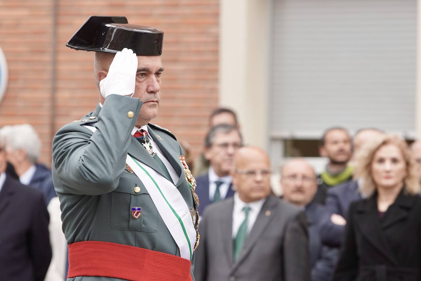 Celebración en León del 180 aniversario de la fundación de la Guardia Civil