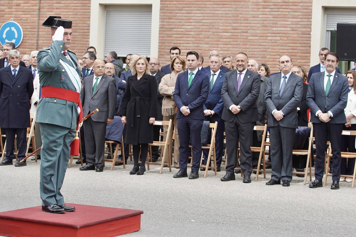 Celebración en León del 180 aniversario de la fundación de la Guardia Civil