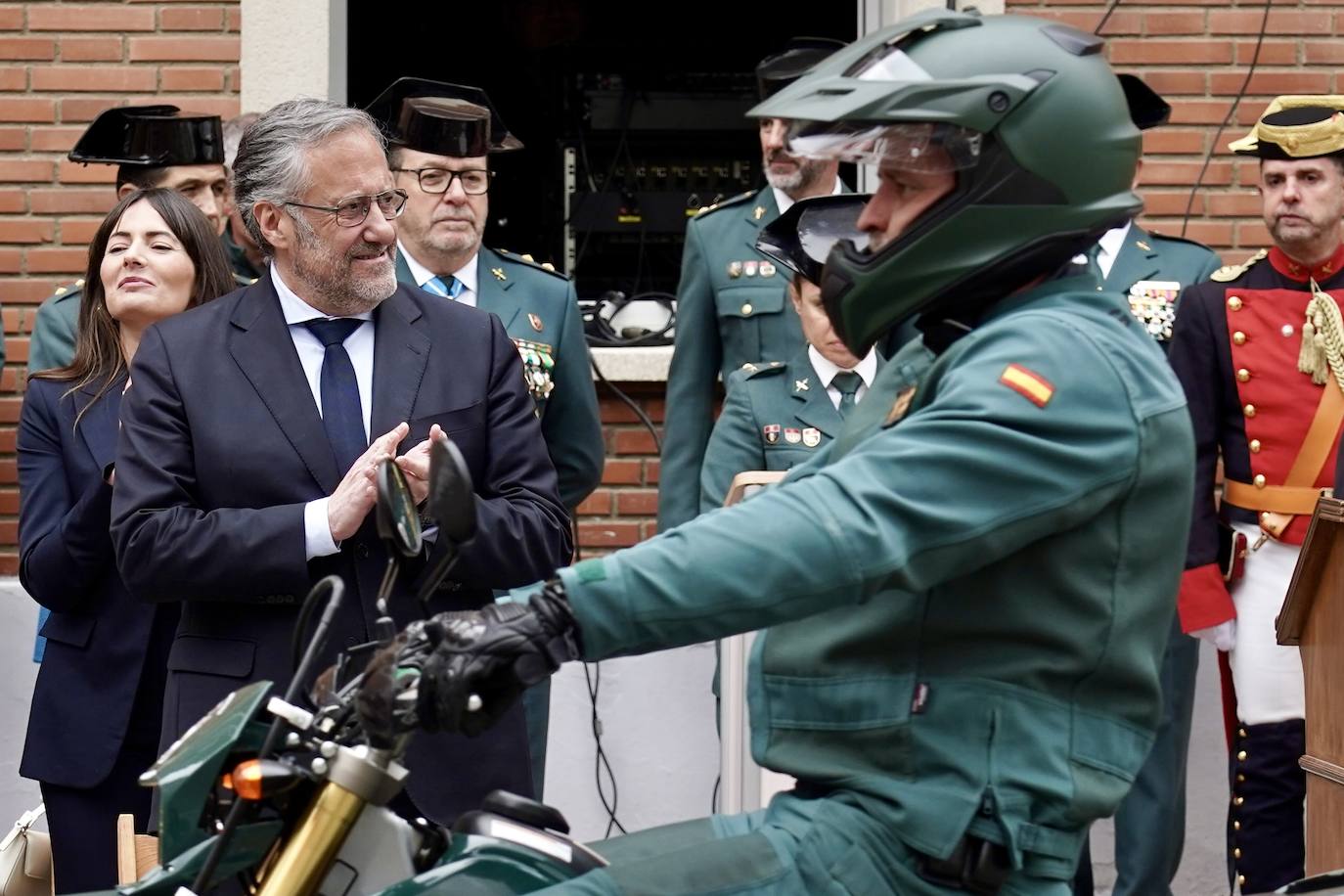 Celebración en León del 180 aniversario de la fundación de la Guardia Civil
