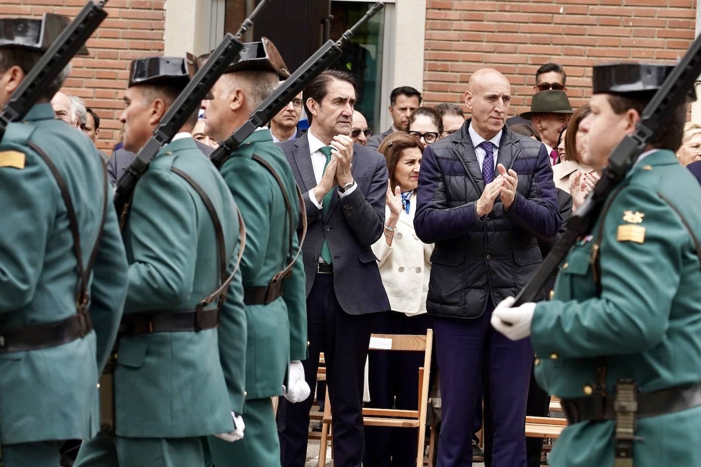 Celebración en León del 180 aniversario de la fundación de la Guardia Civil