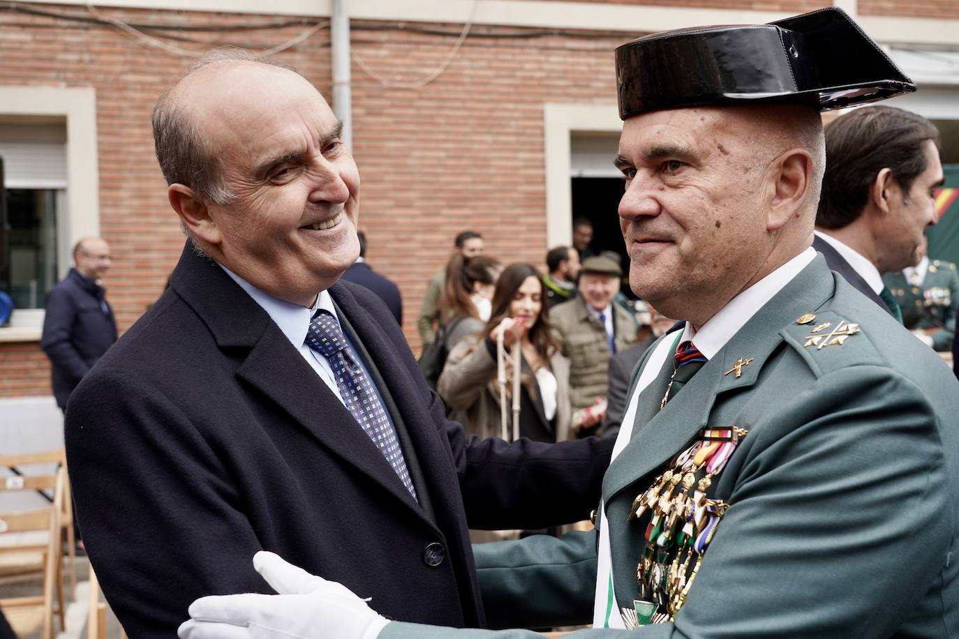 Celebración en León del 180 aniversario de la fundación de la Guardia Civil