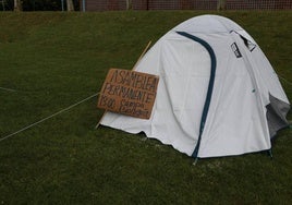 Acampada en el campus universitario por Palestina