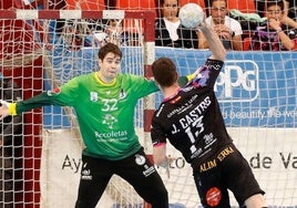 Juan Castro, en el partido ante el Atlético Valladolid.