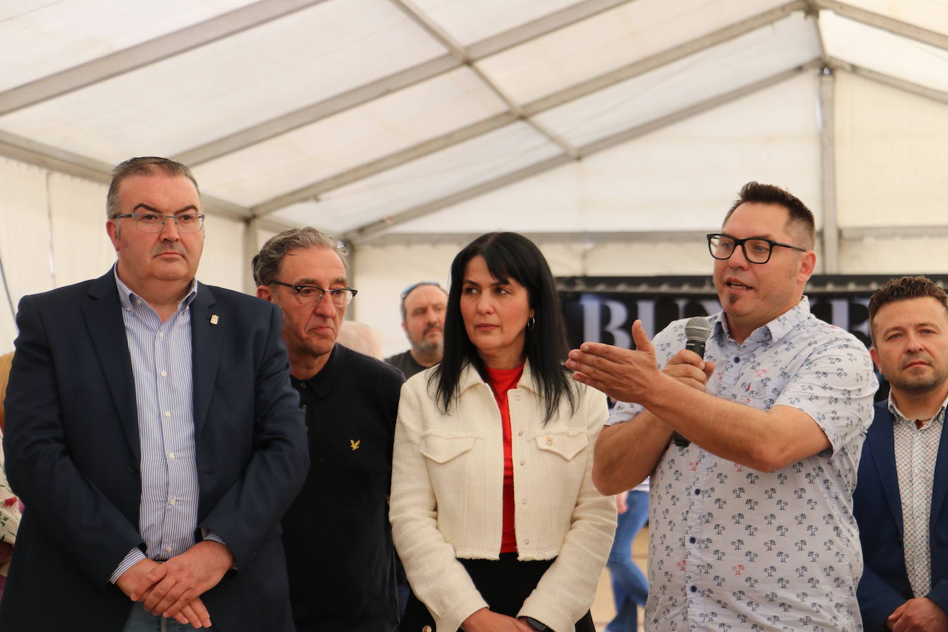 Imagen de la inauguración de la Feria de Artesanos Cerveceros