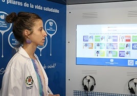 Acto de enfermería en el centro de León.