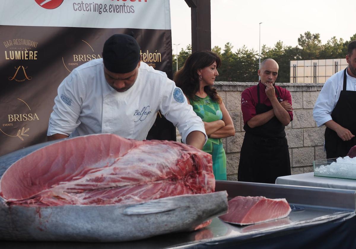 Imagen de la I Jornada de Ronqueo de Atún en León