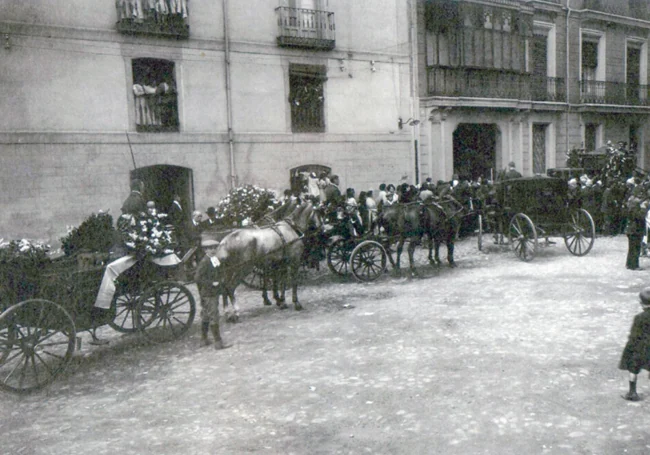 Secundino Gómez'in cenazesi.  1911.