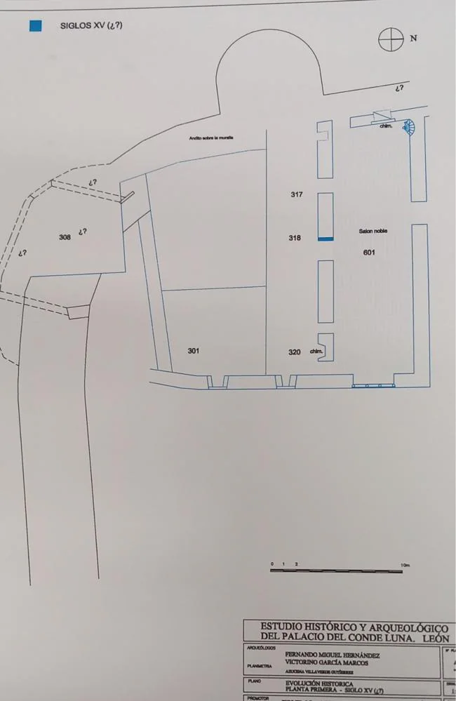 15. yüzyılda Saray'ın planları.