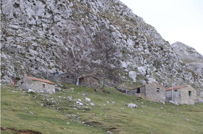 Asentamientos asturianos en el puerto de Pinos, en la provincia de León.