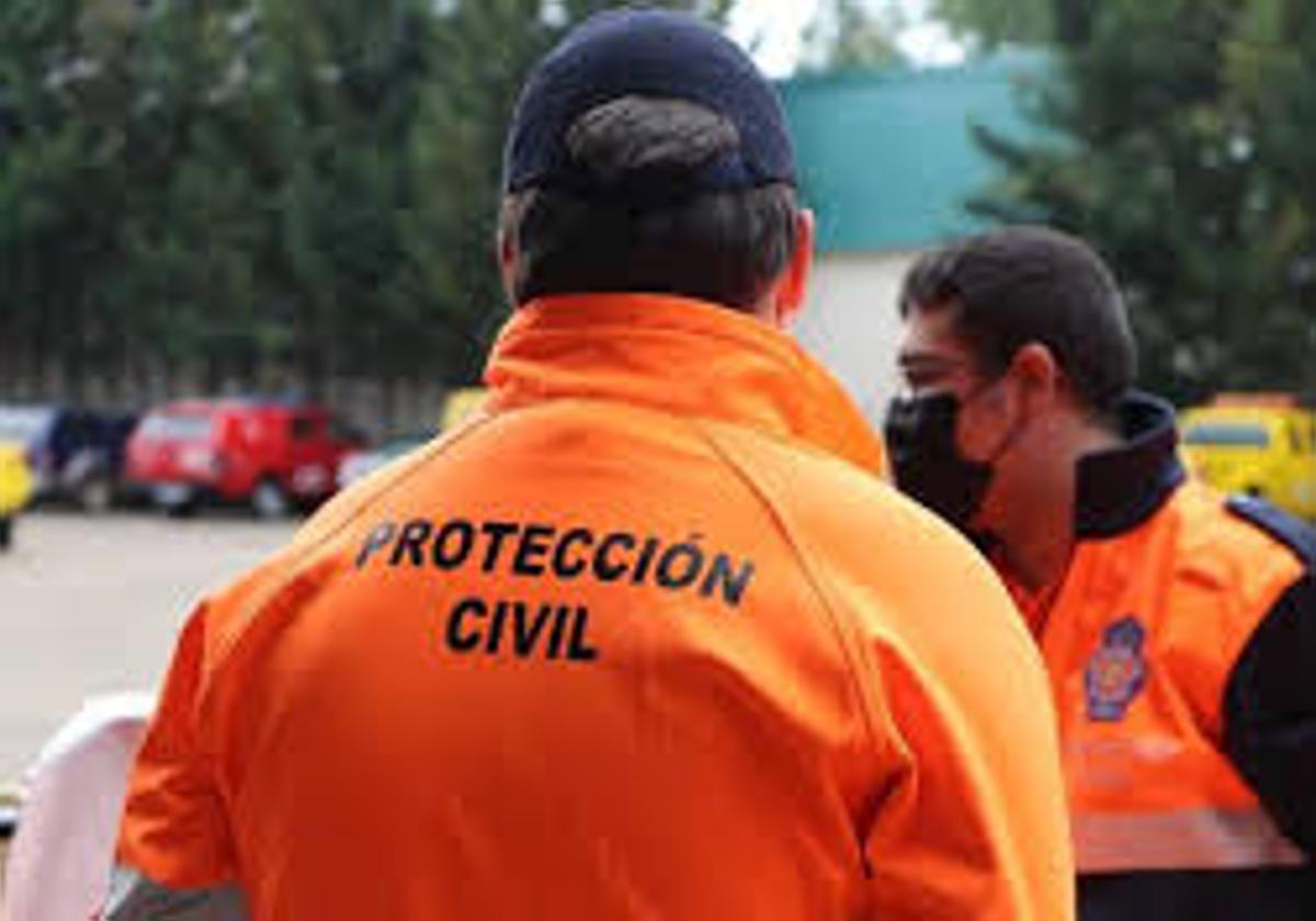 Imagen de archivo de voluntarios de Protección Civil del Ayuntamiento de León